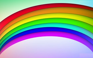 As sete cores do arco-íris